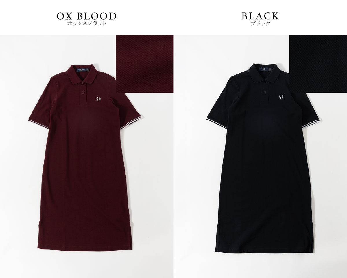 フレッドペリー FRED PERRY シアー ティップド ポロシャツ ドレス
