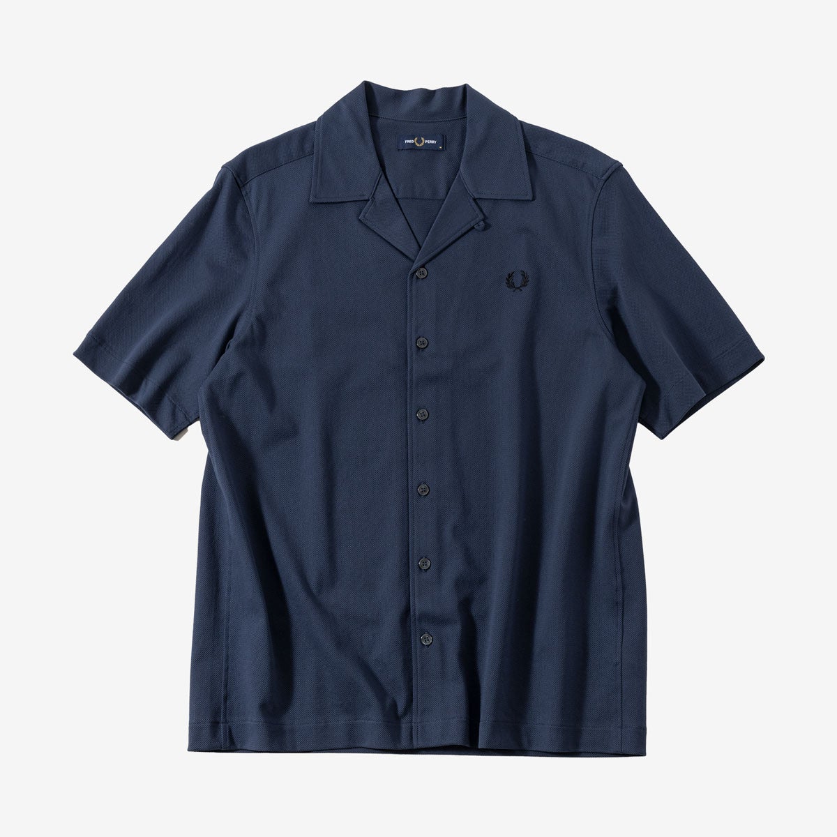 フレッドペリー　カラーシャツ フレッドペリー FRED PERRY コンプレス メッシュ リビアカラー シャツ