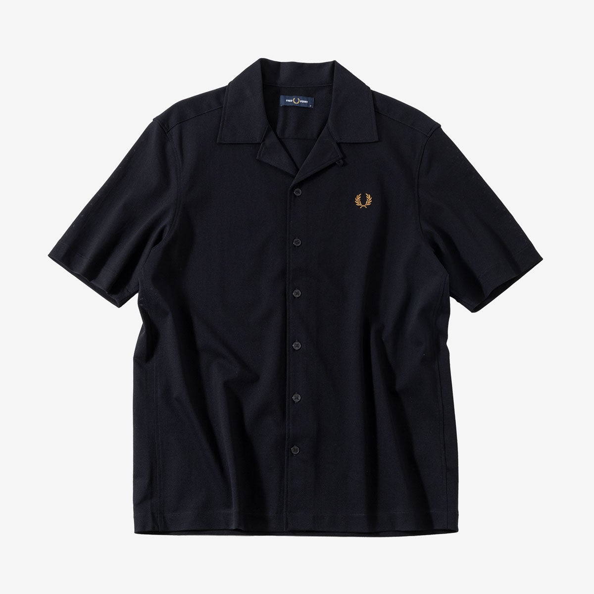 フレッドペリー FRED PERRY コンプレス メッシュ リビアカラー シャツ