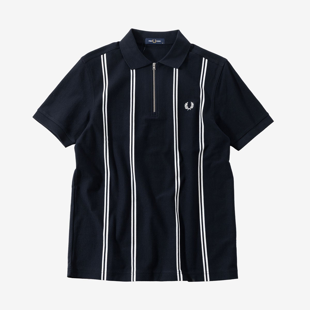 フレッドペリー FRED PERRY バーティカル ストライプ ポロシャツ M2419