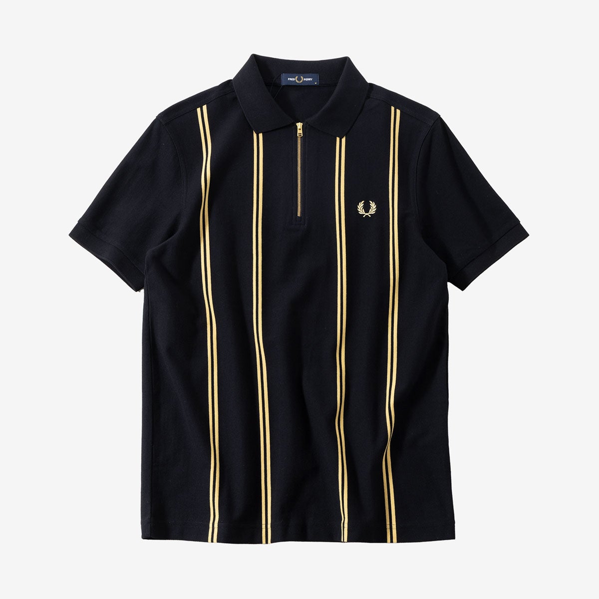 【希少/イタリア製】フレッドペリーFRED PERRY ポロシャツ Dash Taped Zip Neck Polo Shirt(S X89：COURT GREEN): | FRED PERRY