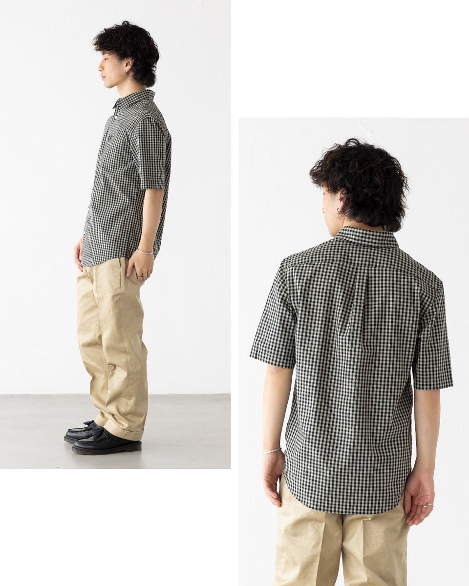 フレッドペリー FRED PERRY ギンガム チェック ショートスリーブ