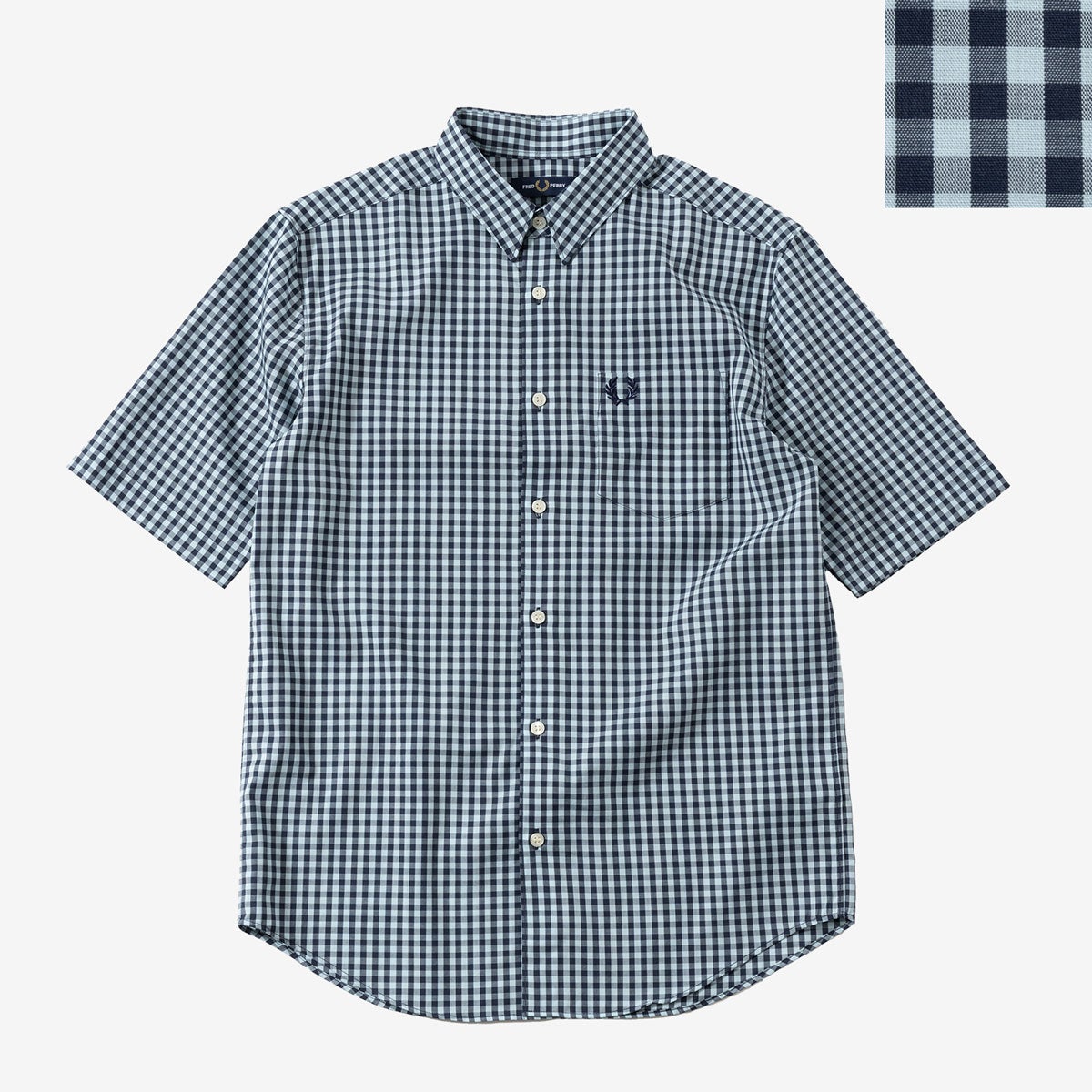 フレッドペリー FRED PERRY ギンガム チェック ショートスリーブ