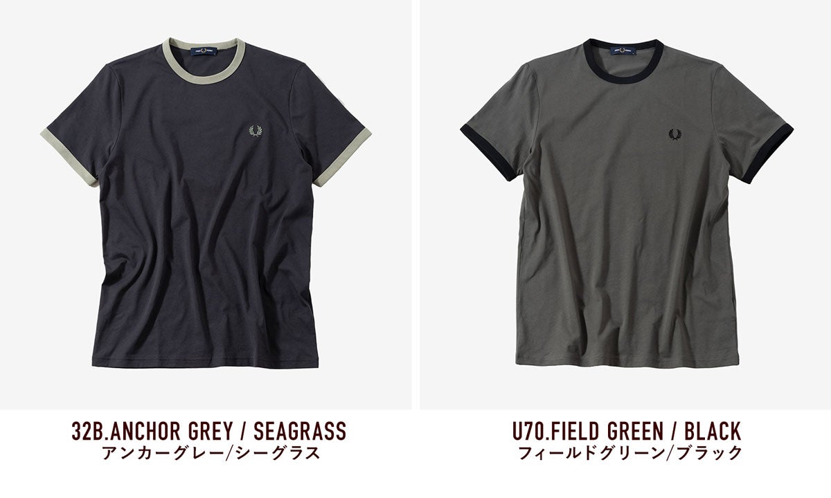 フレッドペリー FRED PERRY リンガー Tシャツ M3519 メンズ レディース