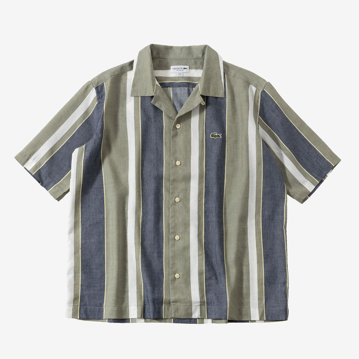 ラコステ リネンブレンド オープンカラーシャツ LACOSTE CH9451-99