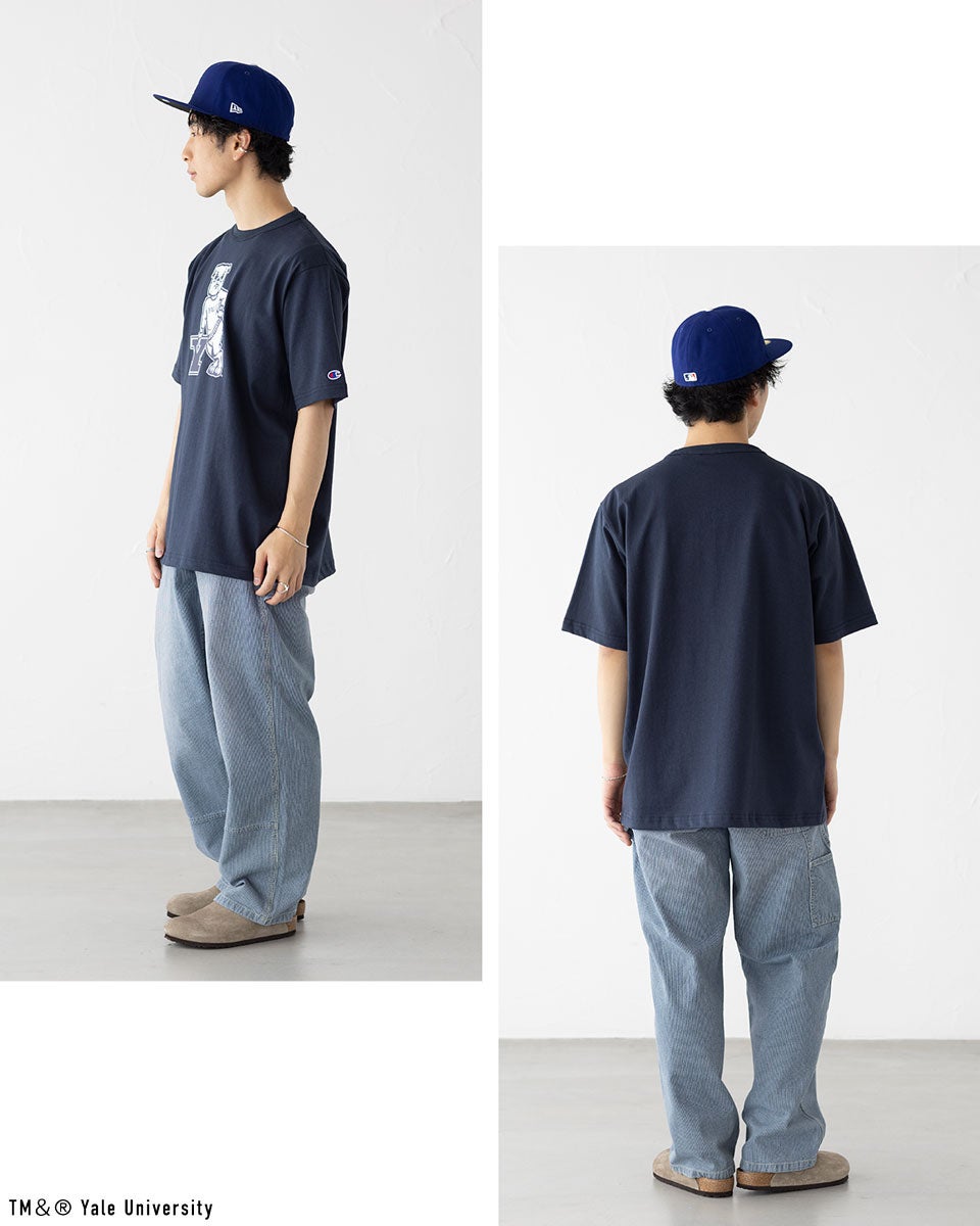チャンピオン T1011 YALE 大学公認 Tシャツ Champion C5-D302/C5-B306
