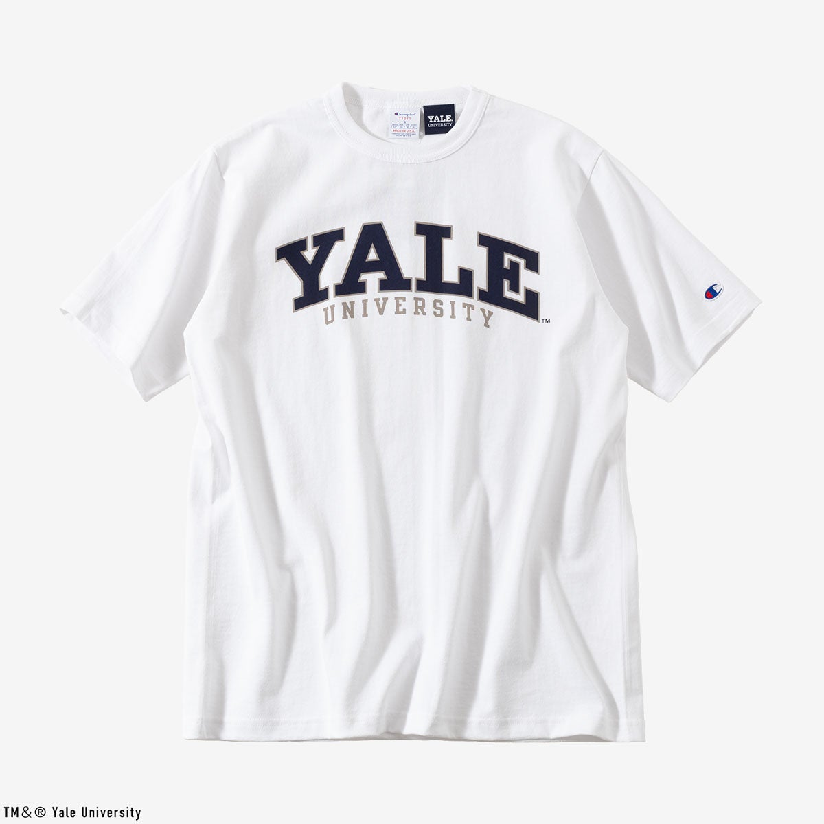 チャンピオン T1011 YALE 大学公認 Tシャツ Champion C5-D302/C5-B306