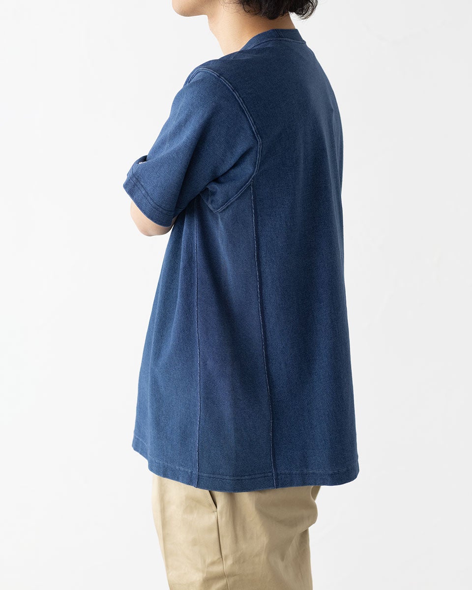 チャンピオン リバースウィーブ インディゴ ショートスリーブ Tシャツ