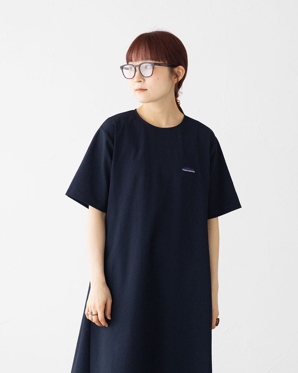 サウザンドマイル ショートスリーブ ロング マキシ ワイド ワンピース