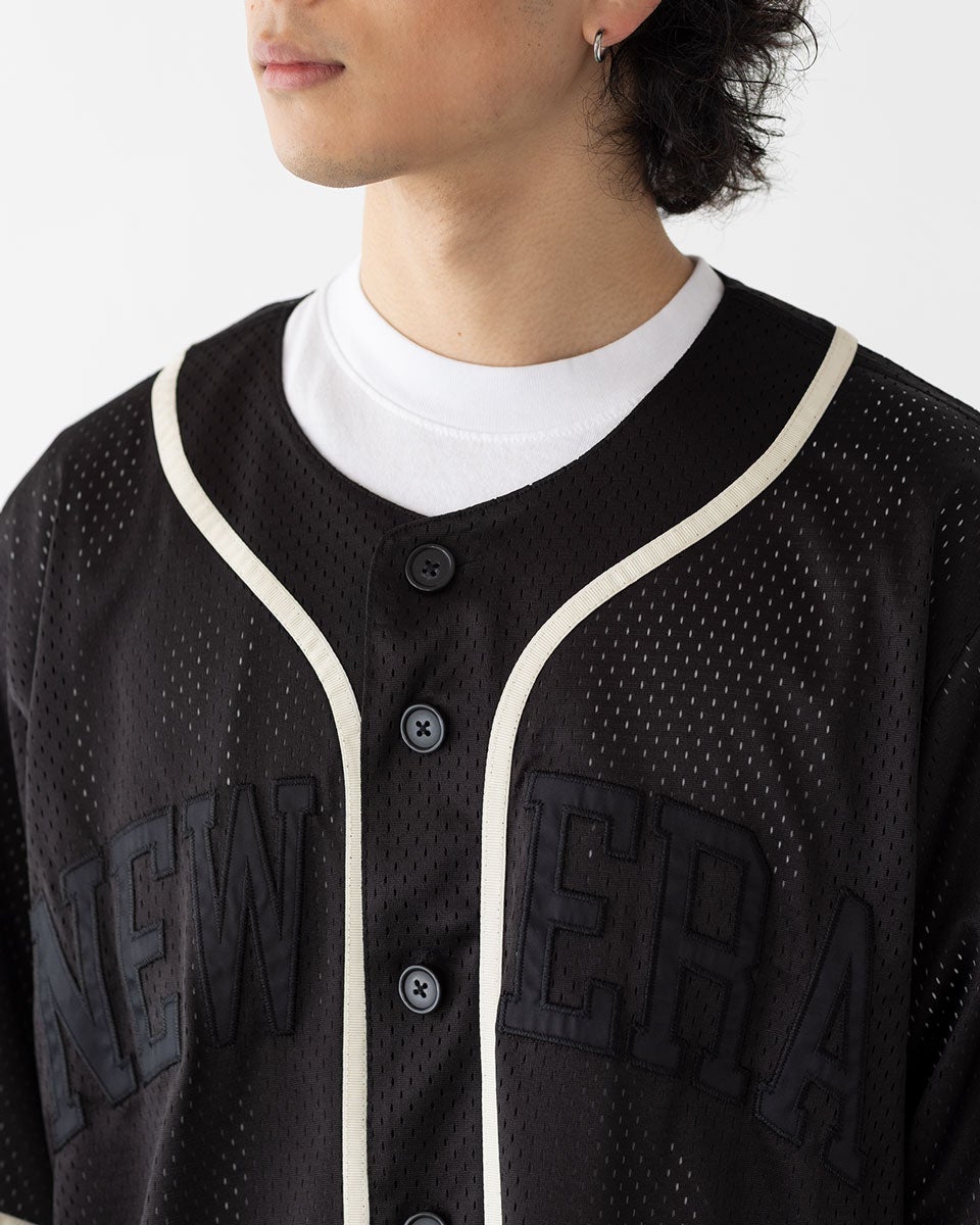 ニューエラセットアップ　シャツ２ＸＬ　ズボンＸＬ ニューエラ セットアップ 半袖 メッシュ ベースボールシャツ ゲーム