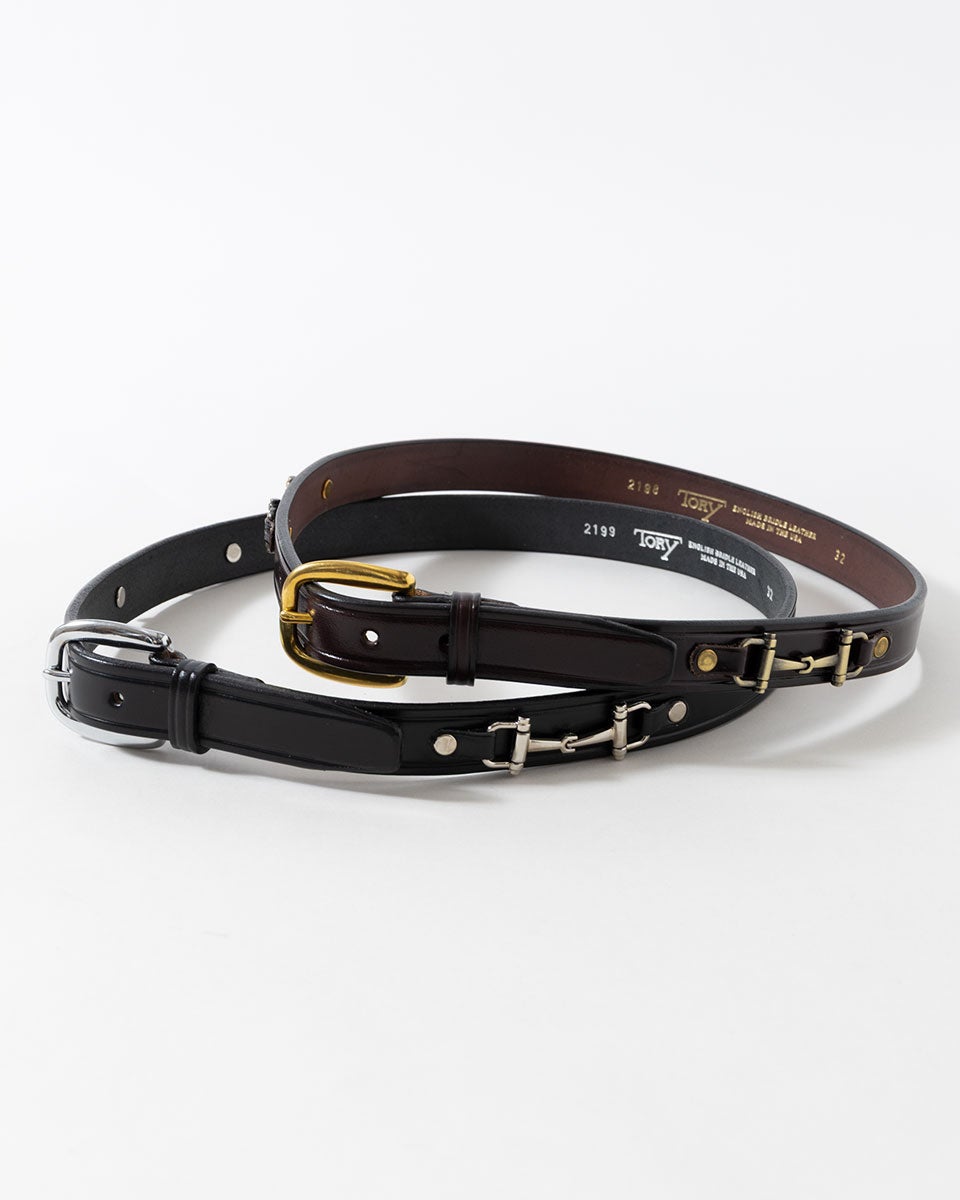 トリーレザー 1インチ ベルト ウィズ スナッフルビット TORY LEATHER