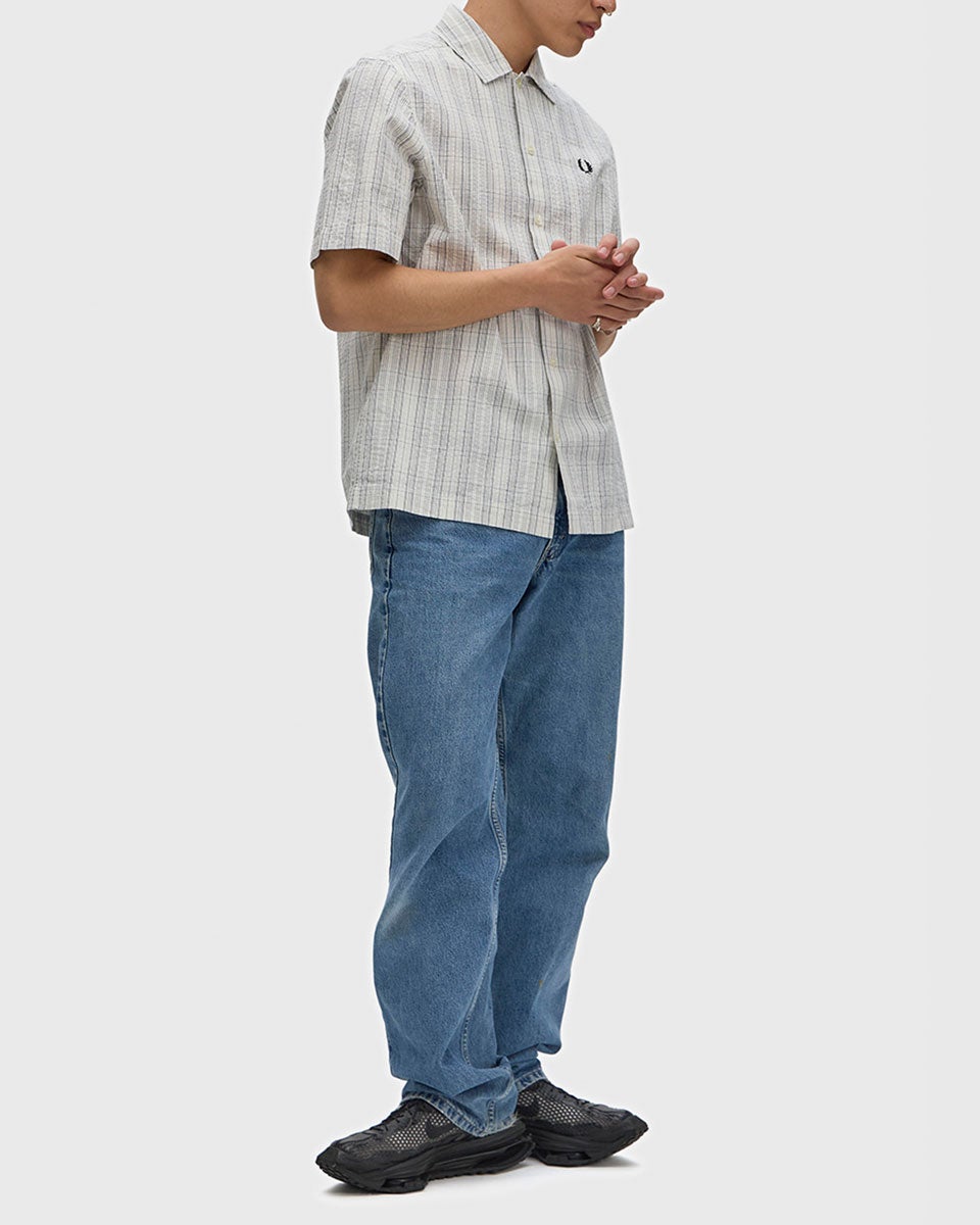 フレッドペリー シアサッカー チェック シャツ FRED PERRY M2470
