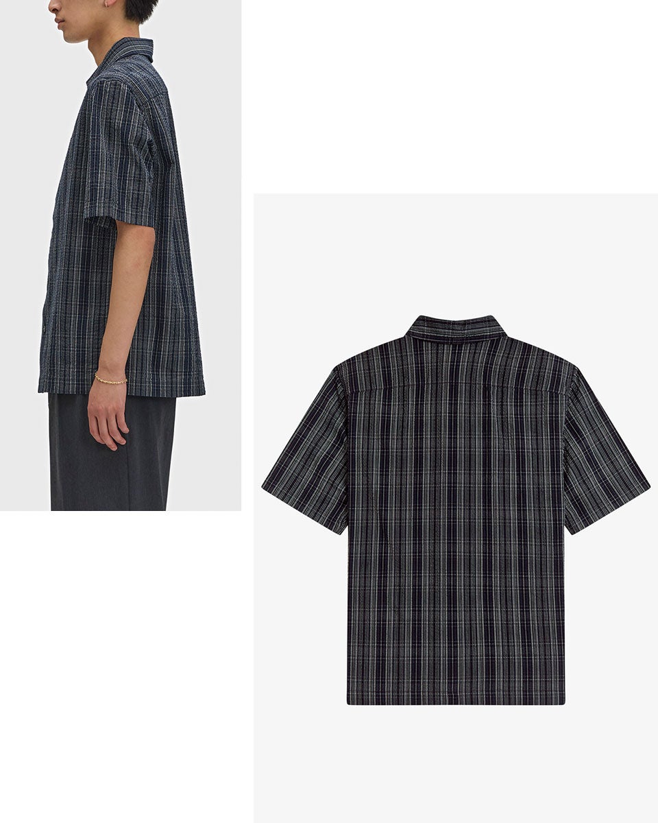 フレッドペリー シアサッカー チェック シャツ FRED PERRY M2470