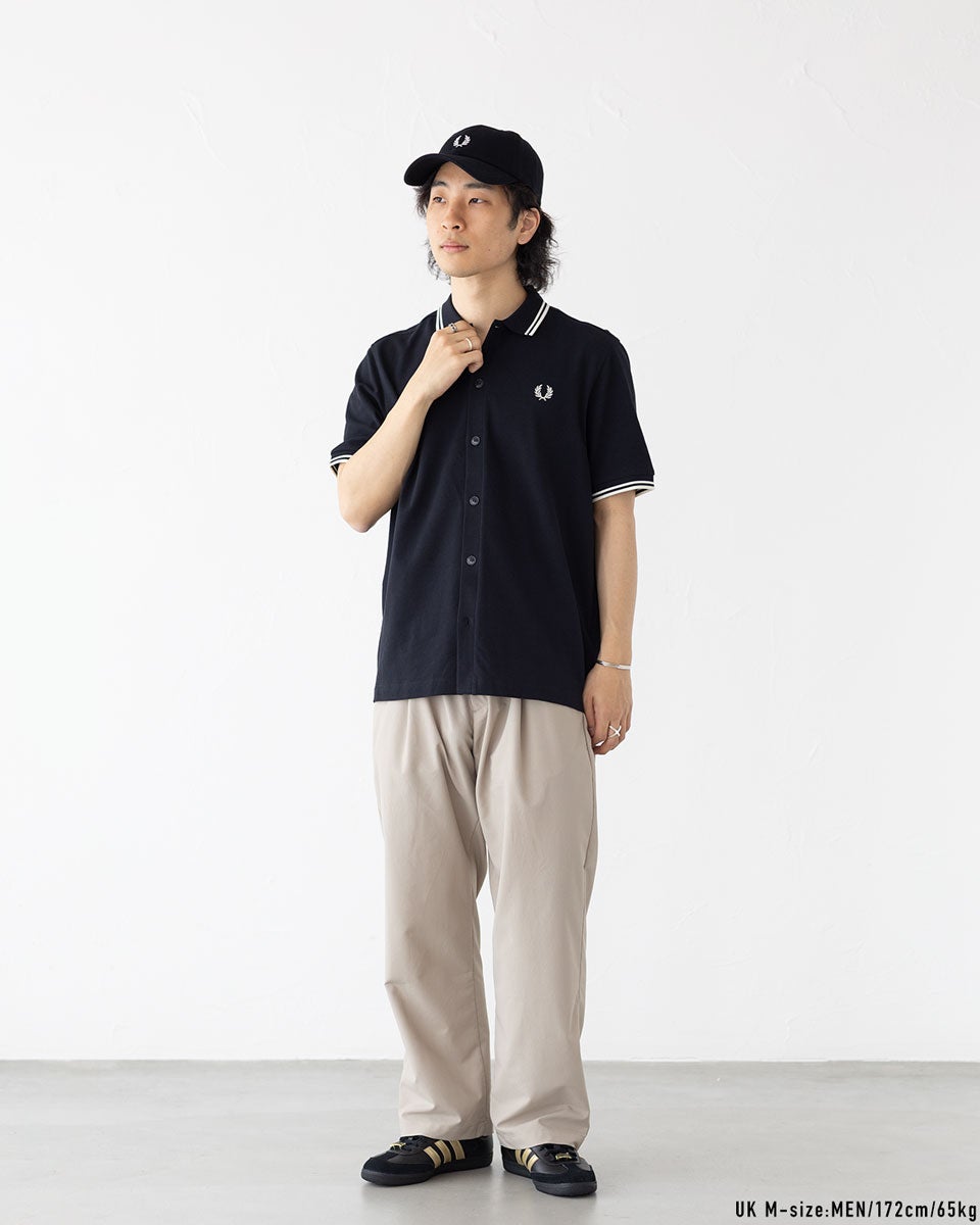 フレッドペリー ボタンスルー ポロシャツ FRED PERRY M2451 フル