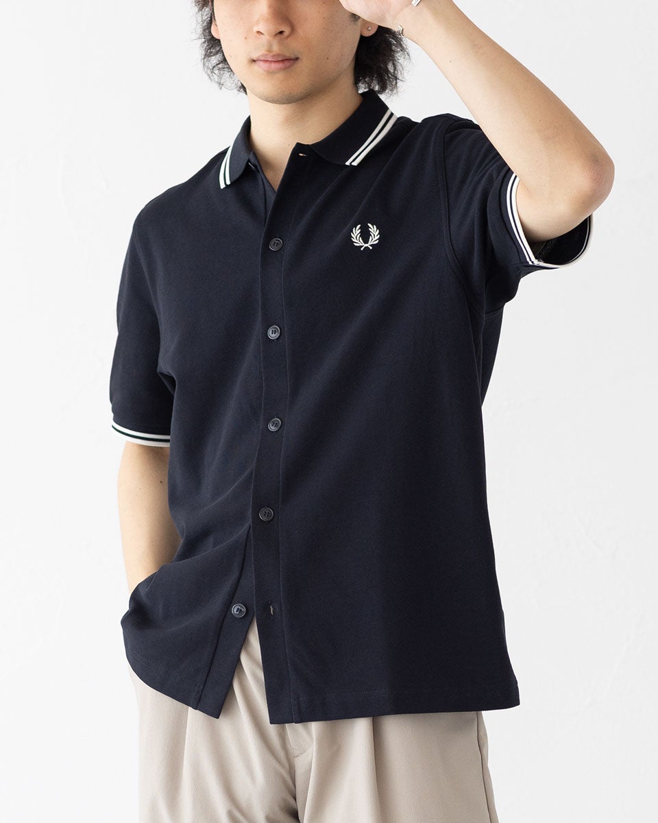 フレッドペリー ボタンスルー ポロシャツ FRED PERRY M2451 フル