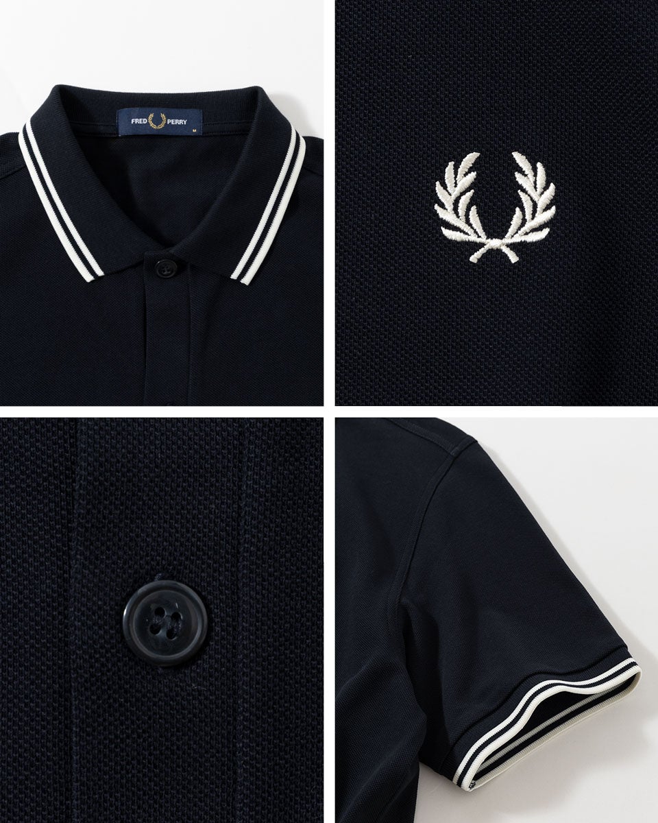 フレッドペリー ボタンスルー ポロシャツ FRED PERRY M2451 フル