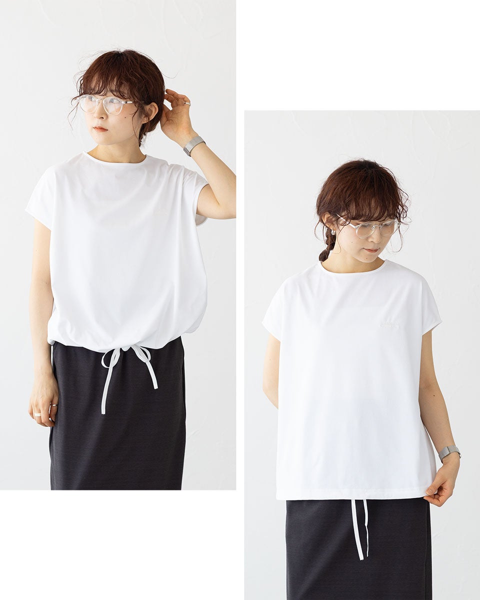 サウザンドマイル セットアップ ギャザーヘム Tシャツ＆スカート