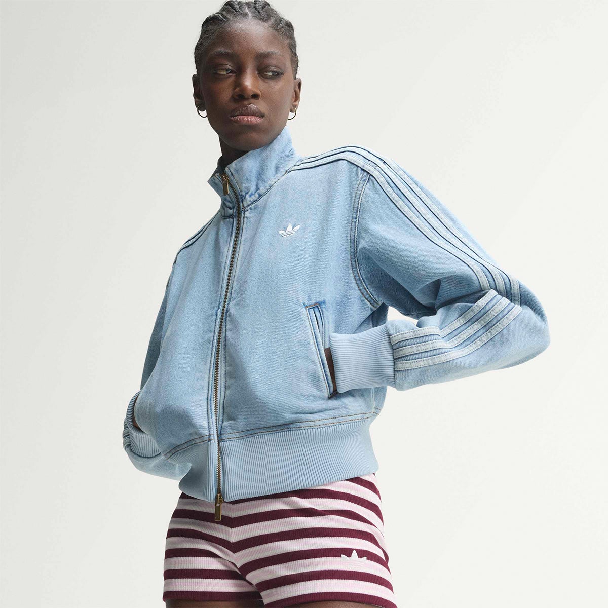 アディダス ファイヤーバード トラックトップ デニム adidas Originals