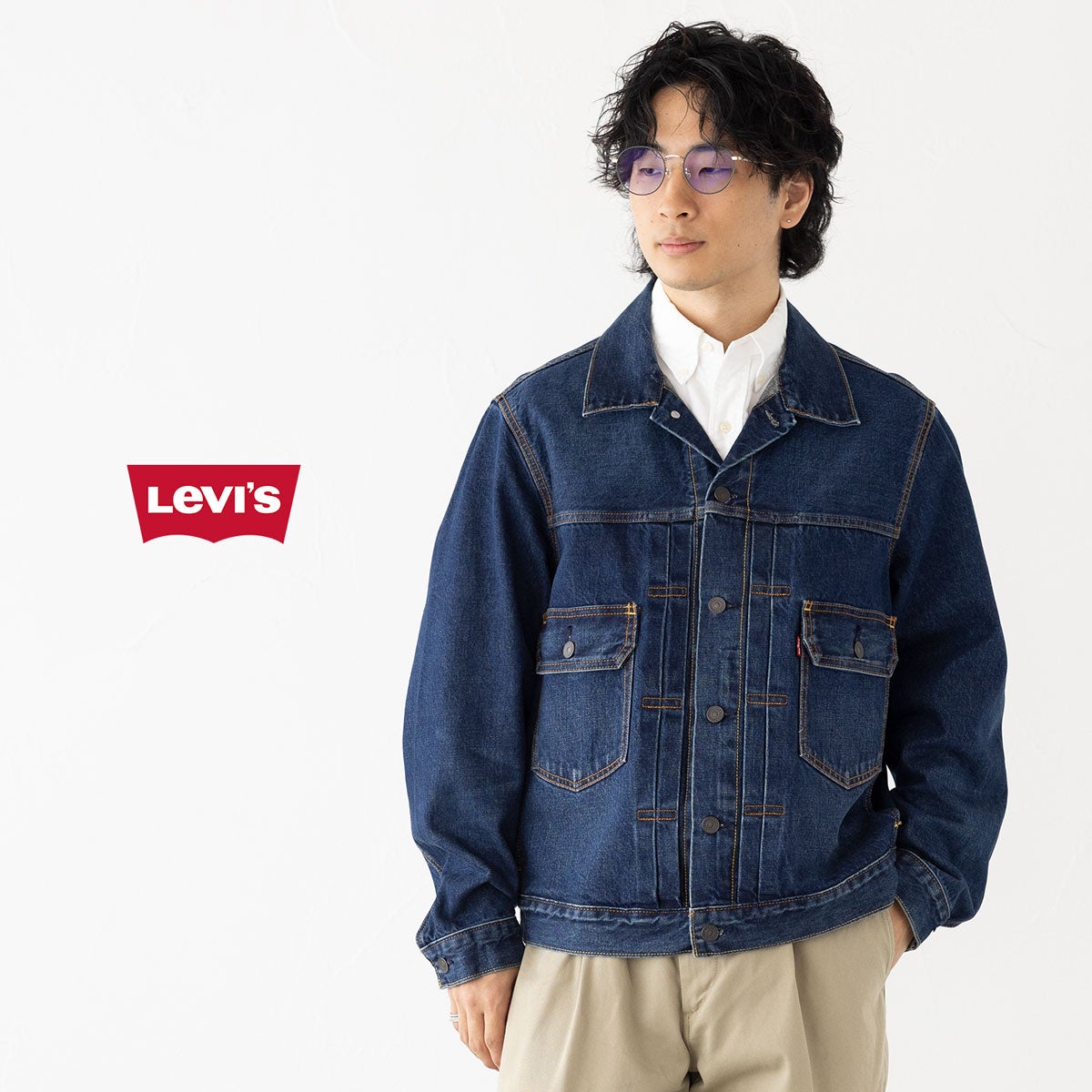 リーバイス Gジャン タイプ2 セカンド デニム トラッカージャケット