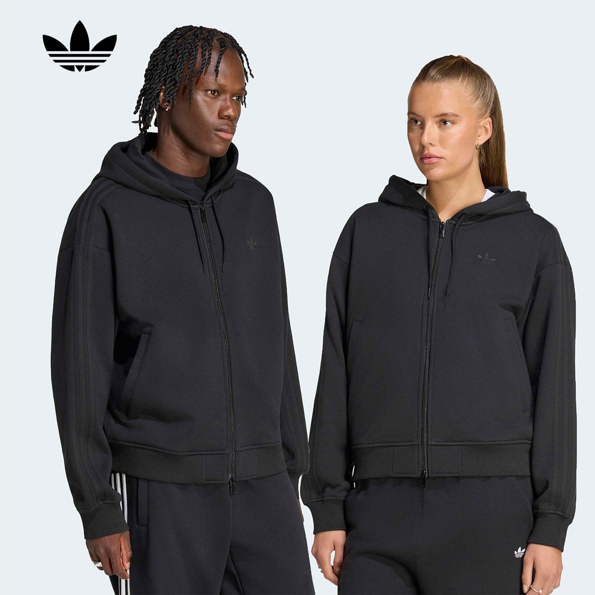 アディダス オーバーサイズ ジップパーカー adidas Originals TX853