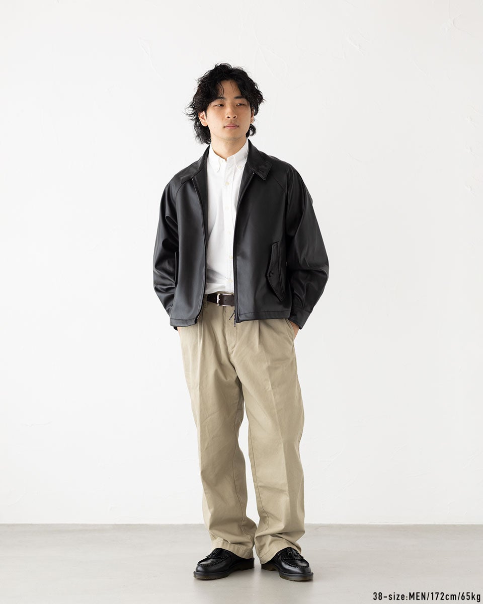 バラクータ G4 ボックス ジャケット エコレザー BARACUTA BOX JACKET
