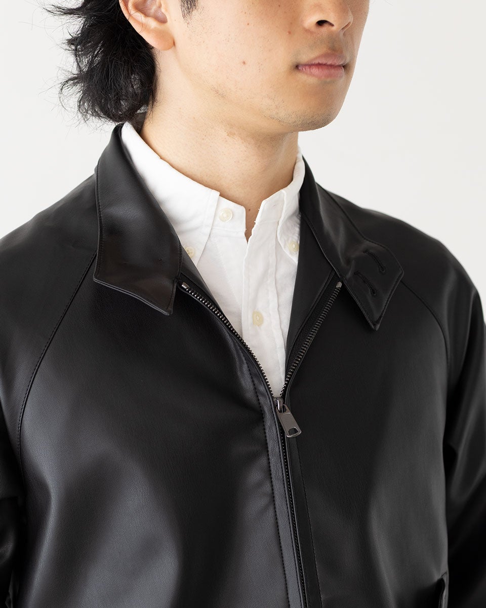 バラクータ G4 ボックス ジャケット エコレザー BARACUTA BOX JACKET