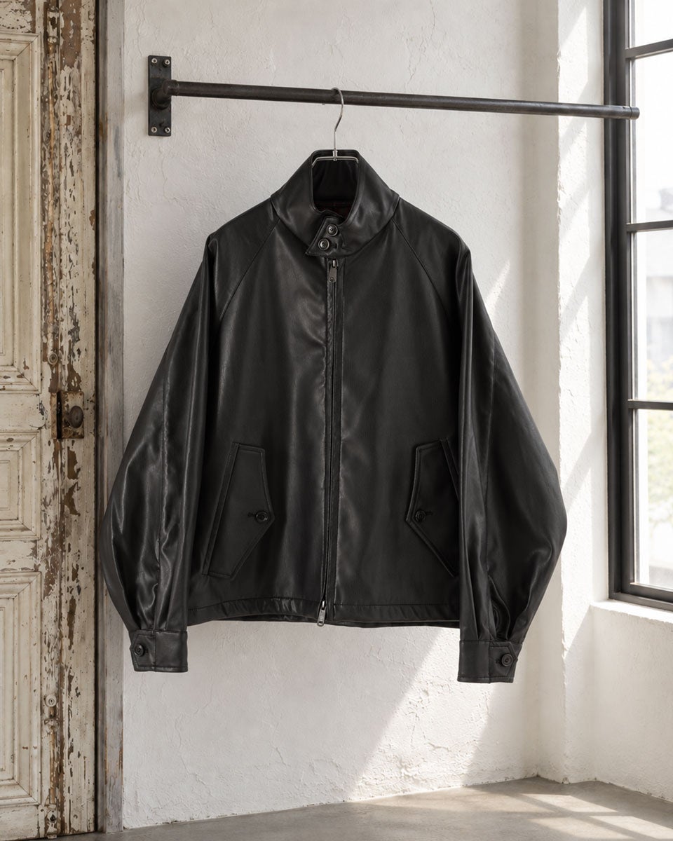 バラクータ G4 ボックス ジャケット エコレザー BARACUTA BOX JACKET