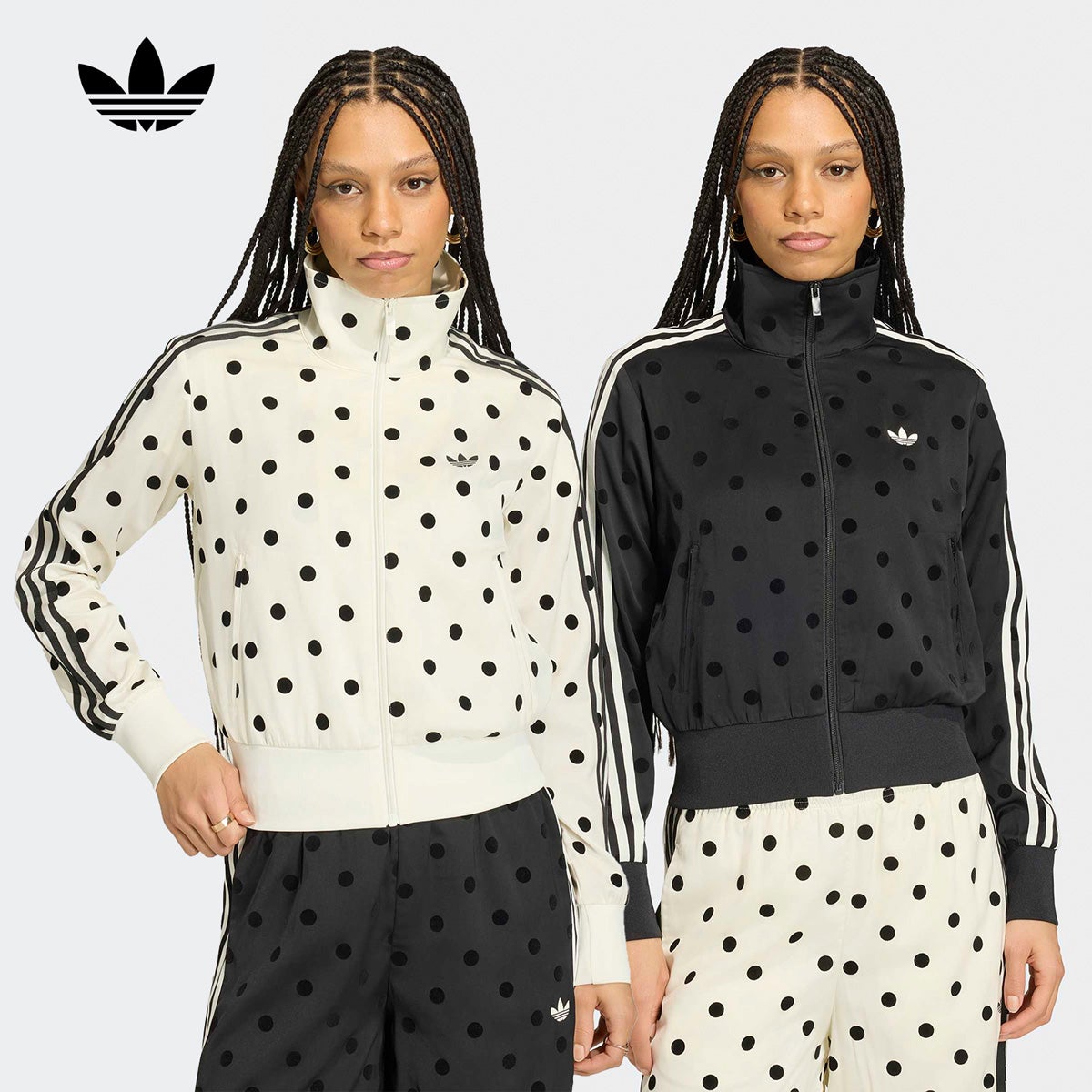 アディダス サテン ポルカドット TT トラックトップ adidas Originals