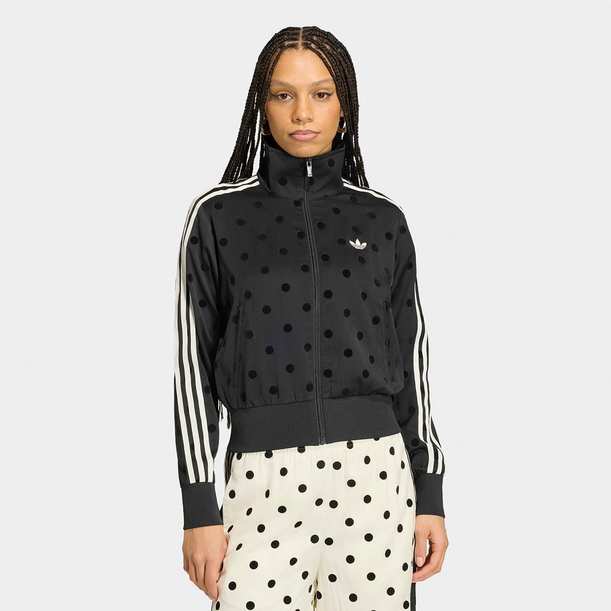 アディダス サテン ポルカドット TT トラックトップ adidas Originals