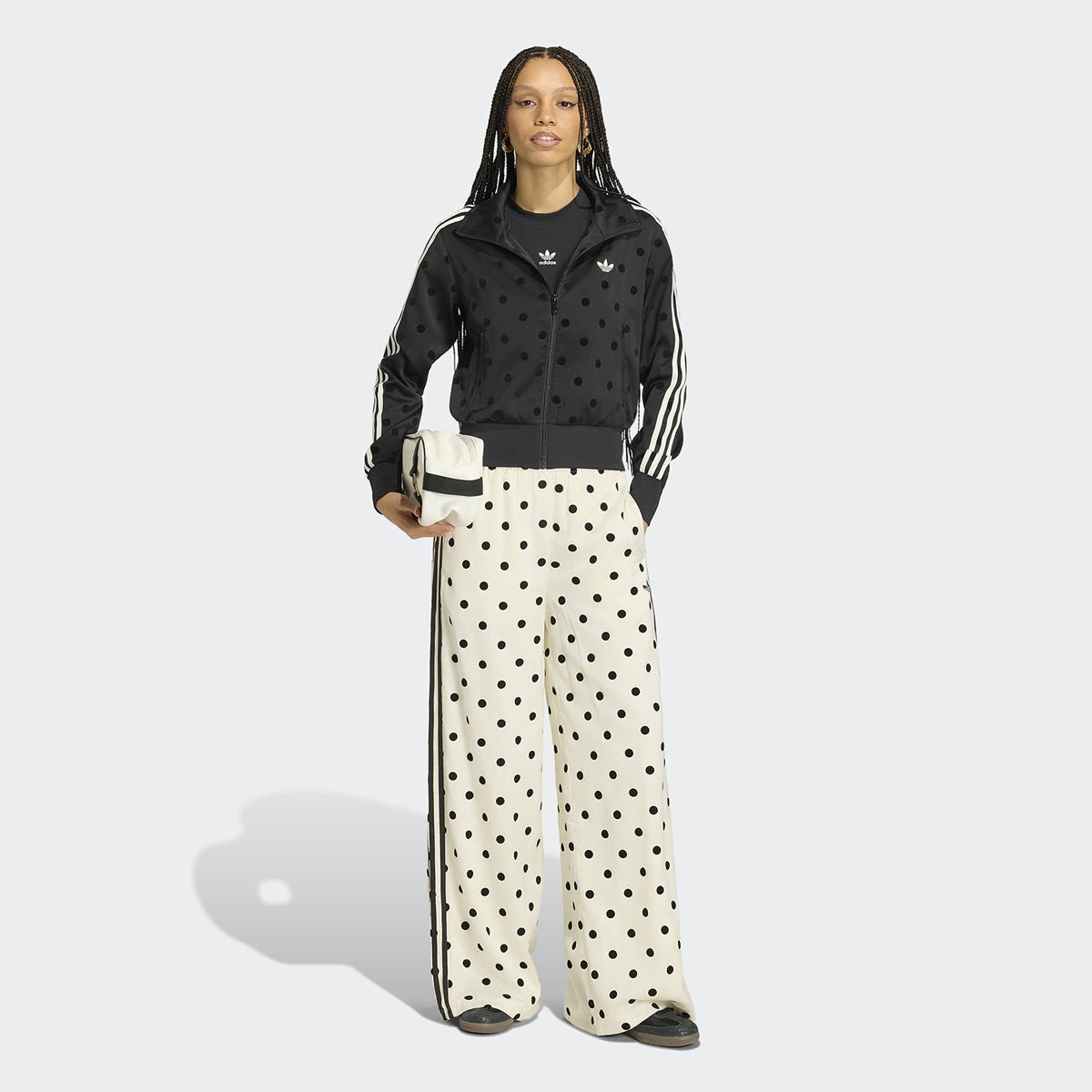 アディダス サテン ポルカドット TT トラックトップ adidas Originals