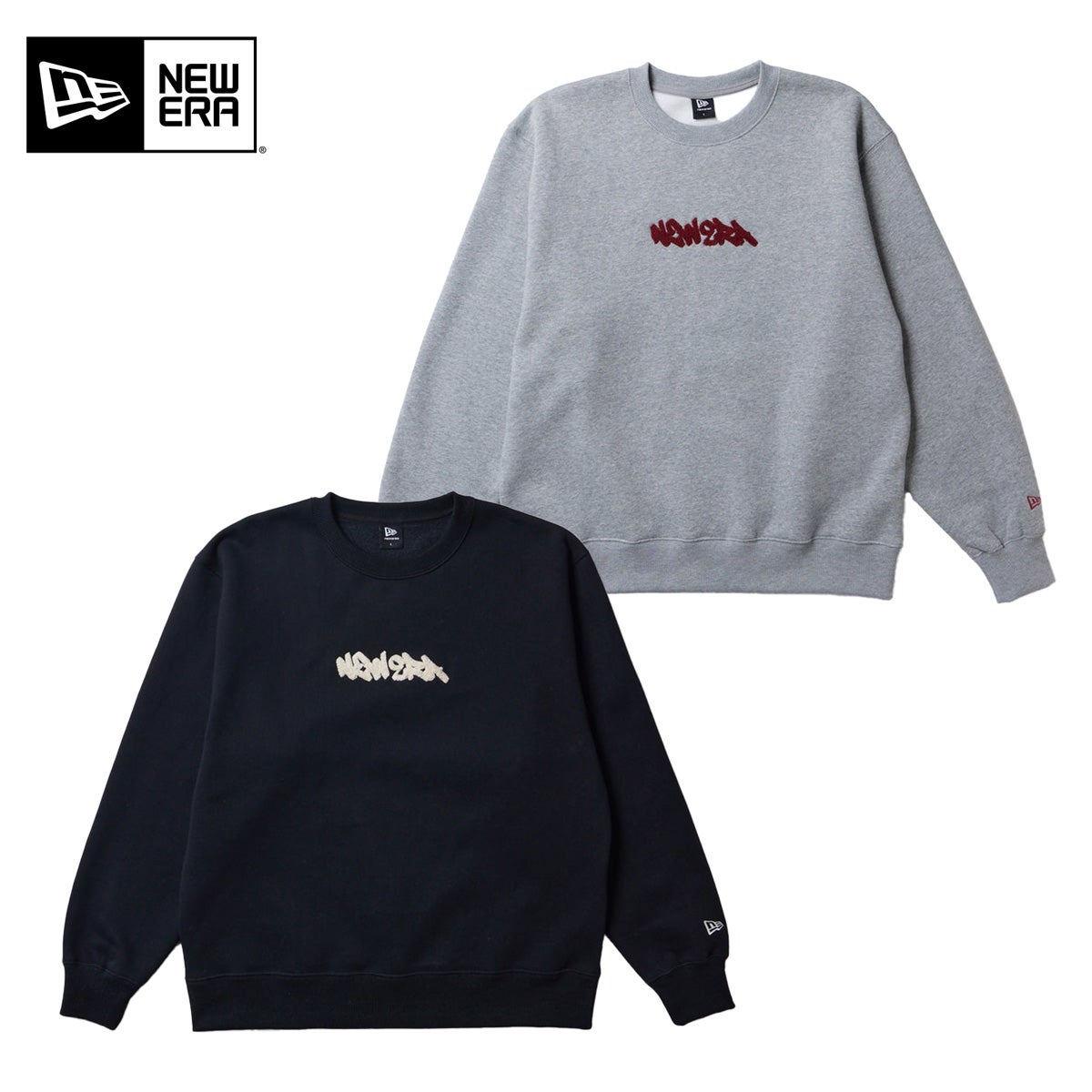 ニューエラ オーバーサイズド スウェット クルーネック NEW ERA メンズ